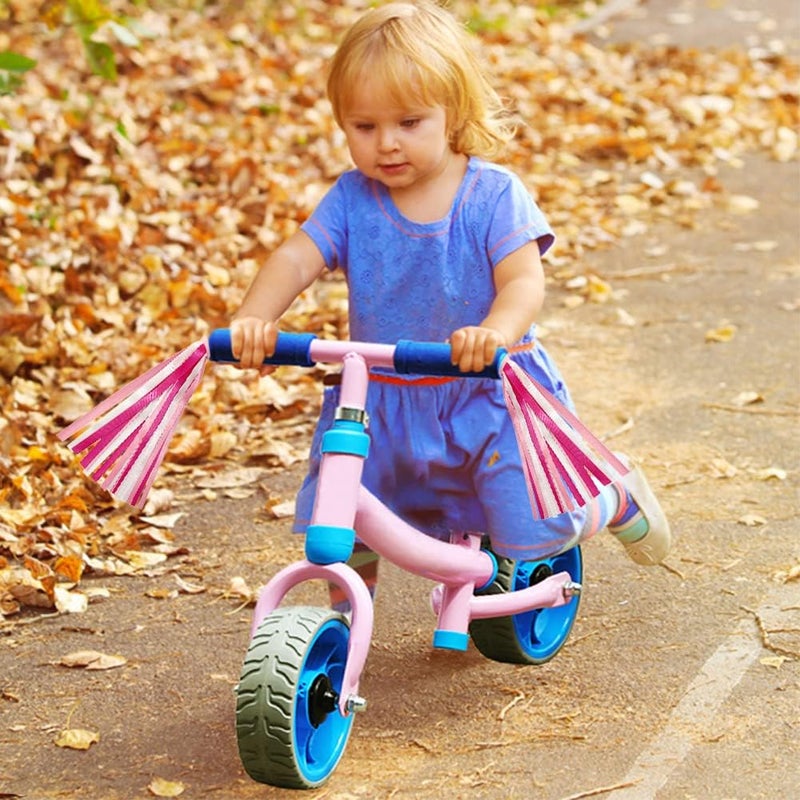 IEALODS 1Pair Kids Bike Handlebar Streamers, Children Scooter Handlebar Colorful Tassel Ribbon Bicycle Grips Baby Carrier Accessories - Image 4